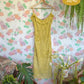 90's Flowy Yellow Vintage Dress