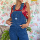 90's Dark Blue Denim Jumpsuit