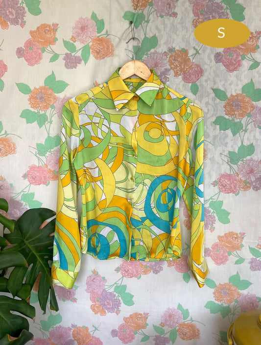 90's Unique Printed Shirt