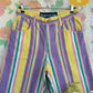 90's Striped Cotton Bermuda