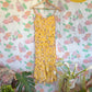 90’s Yellow Floral Slip Dress