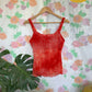 90's Red Sheer Tank Top