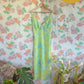 90's Green Dyed Slip Dress