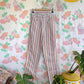 90’s Unique Striped Hamuche Pants