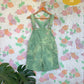 90's Levi's Green Short Overalls