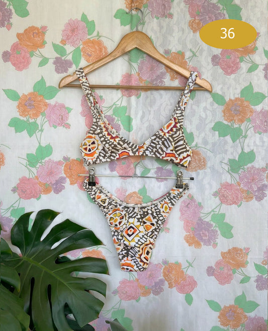90's Deadstock Graphic Bikini Set
