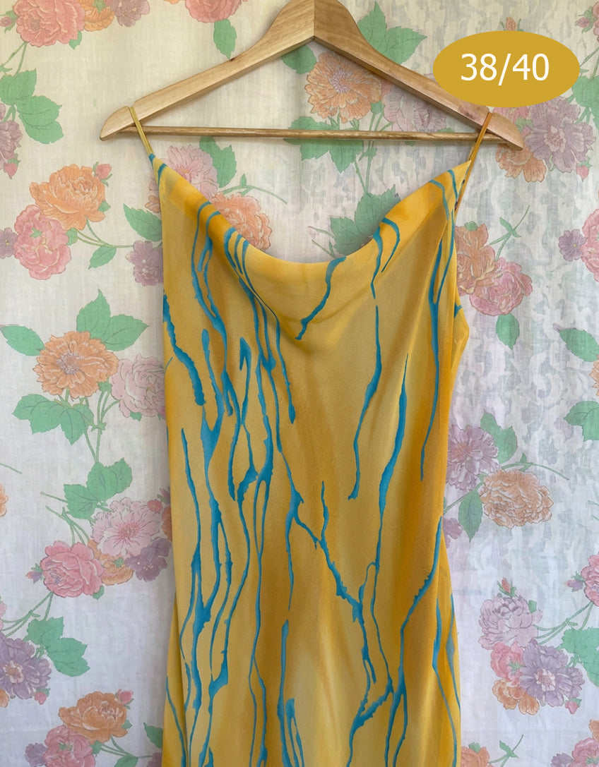 Y2K Abstract Asymmetric Dress