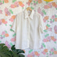 80's Off White Blouse