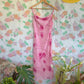 90's Pink Floral Slip Dress