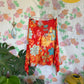 90's Floral Asymmetric Midi Skirt