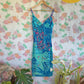 00's Tropical Print Short Dress