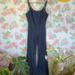00's Denim Flare Jumpsuit