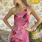 90's Pink Chiffon Dress