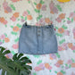 90's Zapping Low Rise Denim Skirt