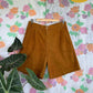 Caramel Vintage Corduroy Bermuda