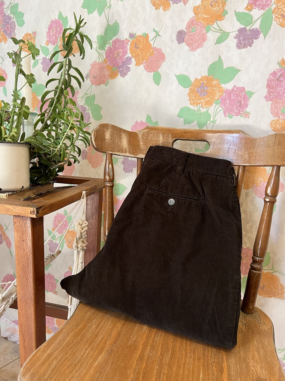 Dark Brown Corduroy Pants