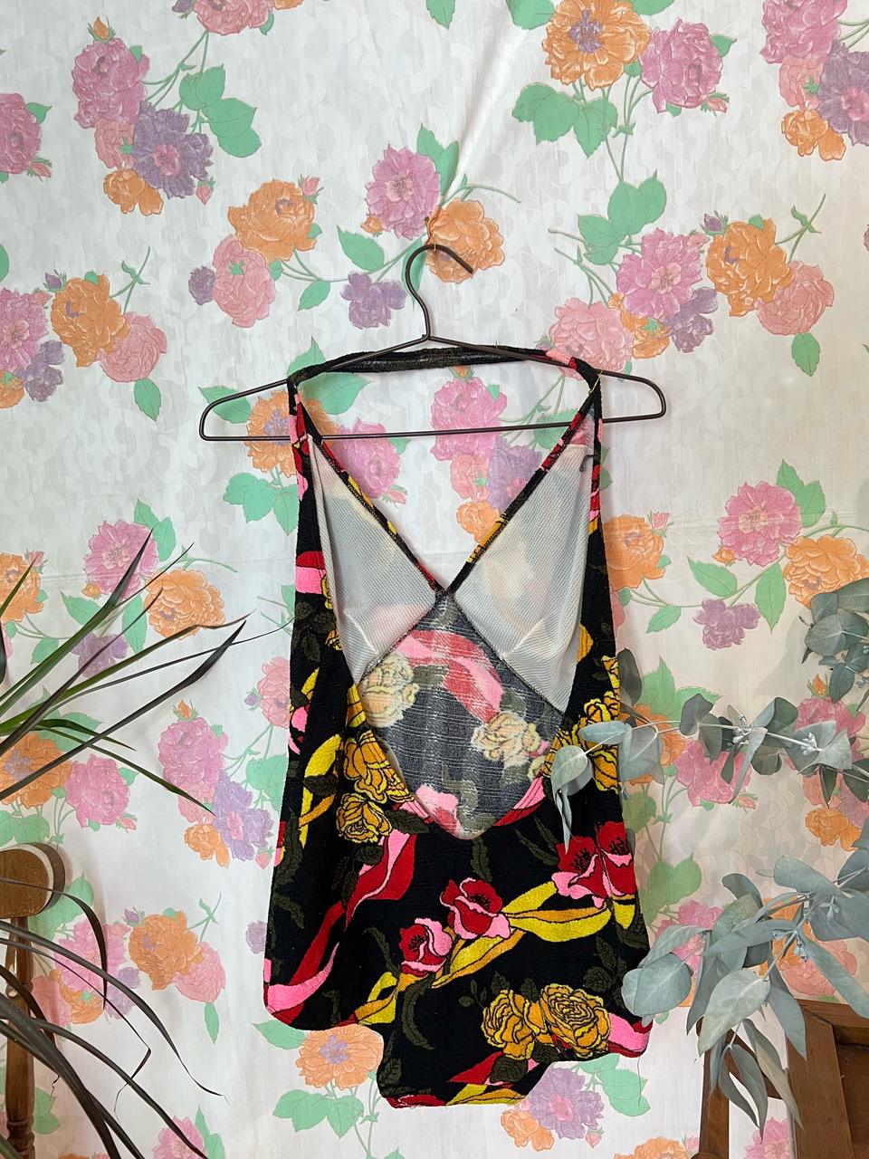 60's Textured Swimsuit