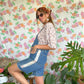 Vintage Denim Bermuda Jumpsuit