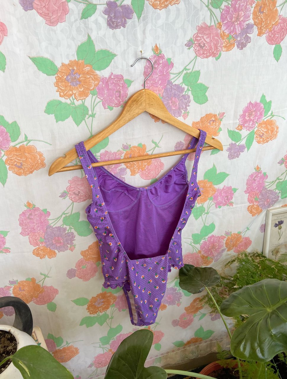 Unique Triumph Lilac Vintage Swimsuit