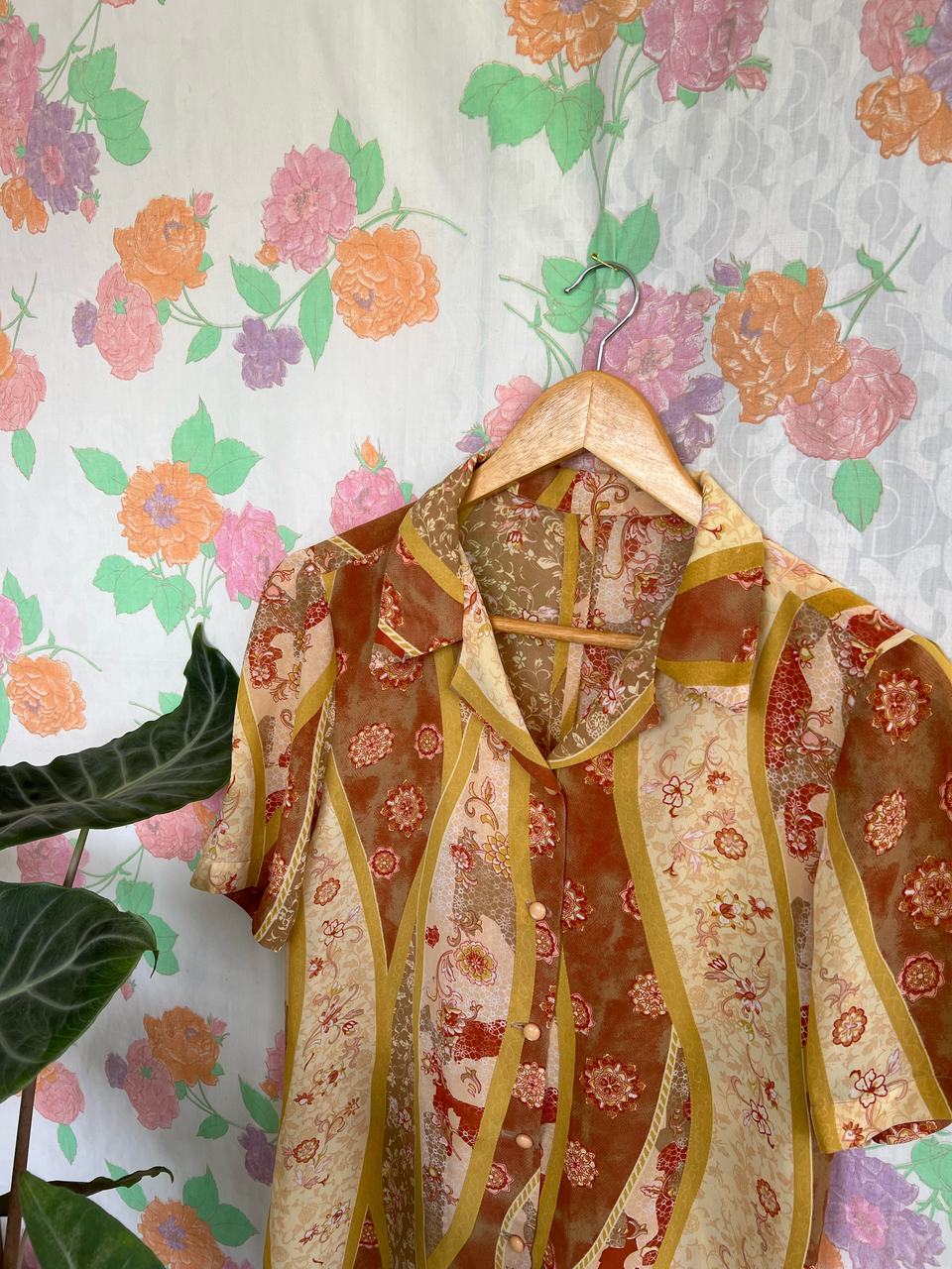 Vintage Printed Light Shirt