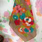 Unique Brown Flower Scarf