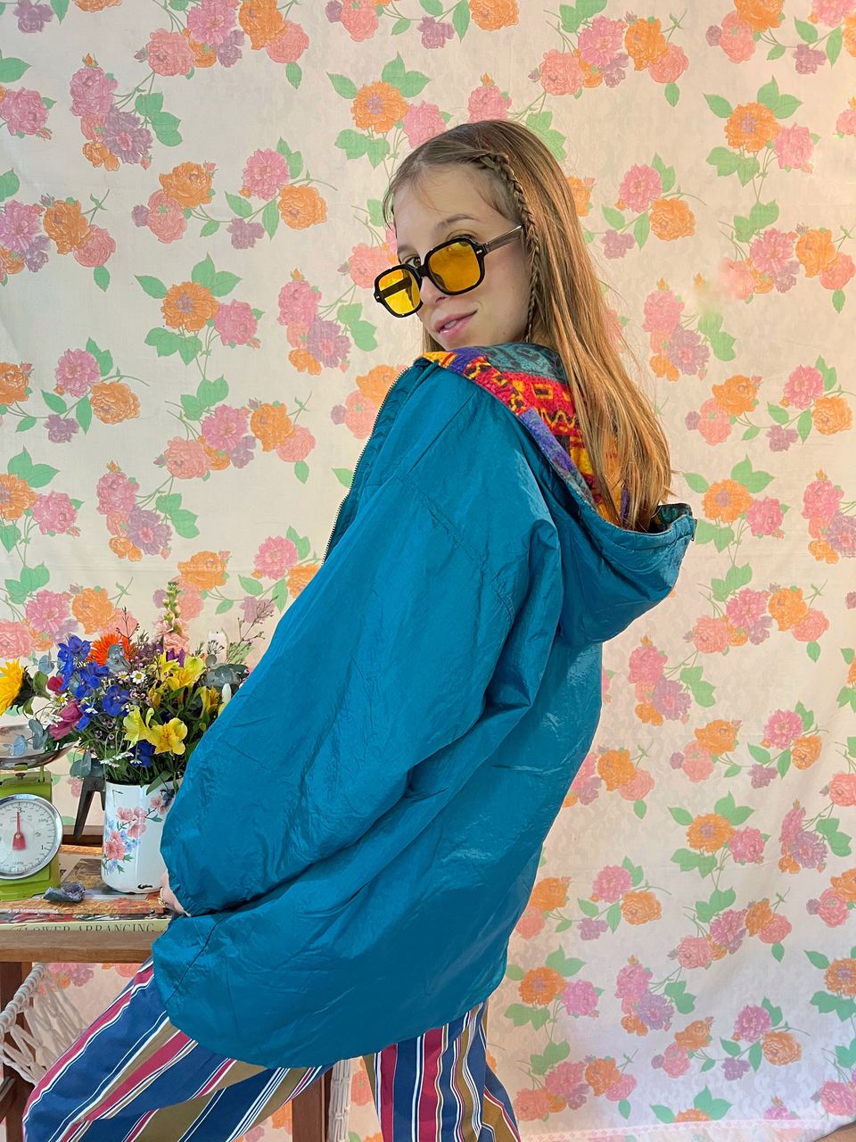 Double Sided Vintage Windbreaker