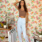 Vichy Baby Blue Plaid Hamuche Pants - With a tag!