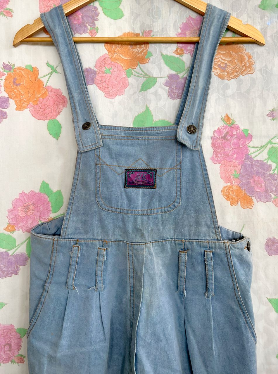 Vintage Short Cotton Jumpsuit