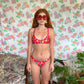 90's Deadstock Red Bikini Set