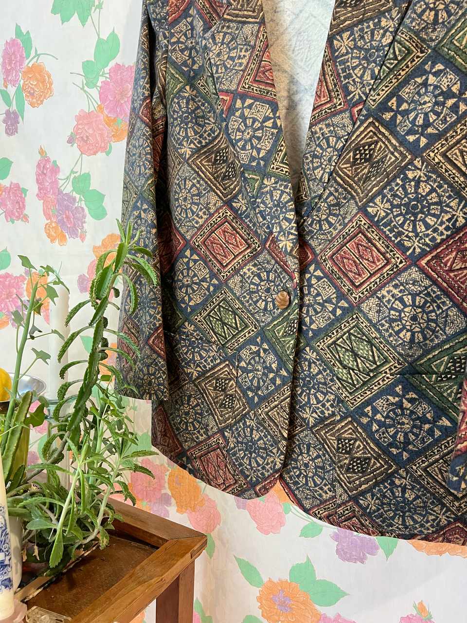 Unique Texture Vintage Blazer