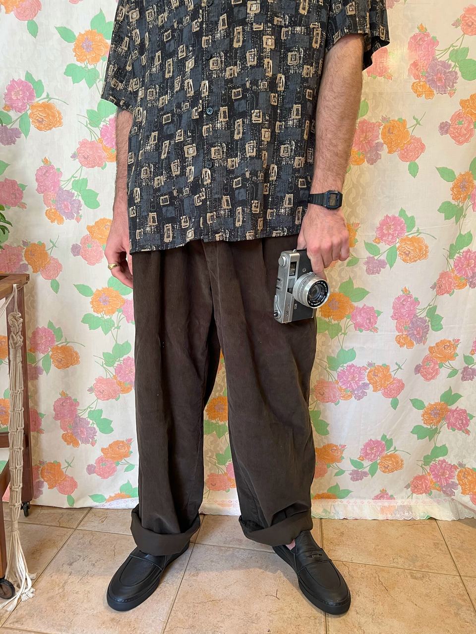 Dark Brown Corduroy Pants