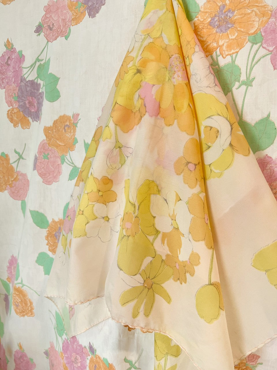 70's Watercolor Scarf