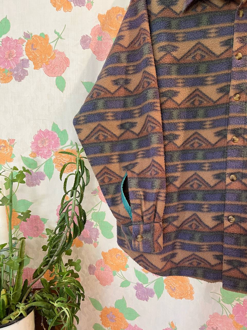 Ethnic Printed Vintage Fleece