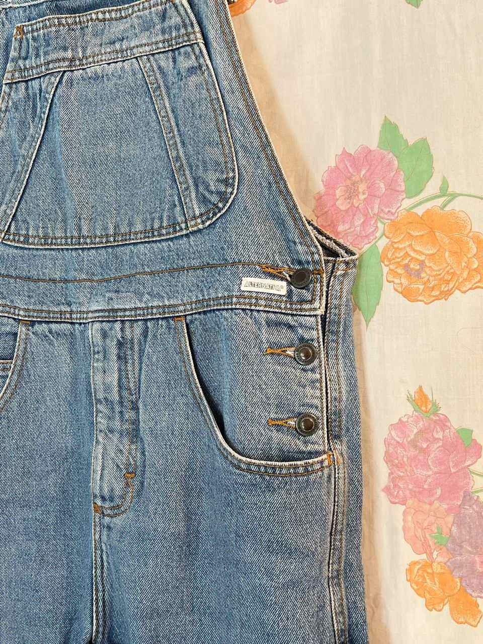 Vintage Oversized Denim Overall