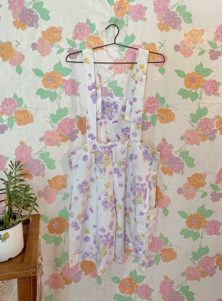 Vintage Lilac Bermuda Jumpsuit
