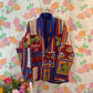 Vintage Printed Fleece Coat