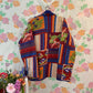 Vintage Printed Fleece Coat