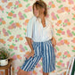 Cotton Blue&White Vichy Shirt