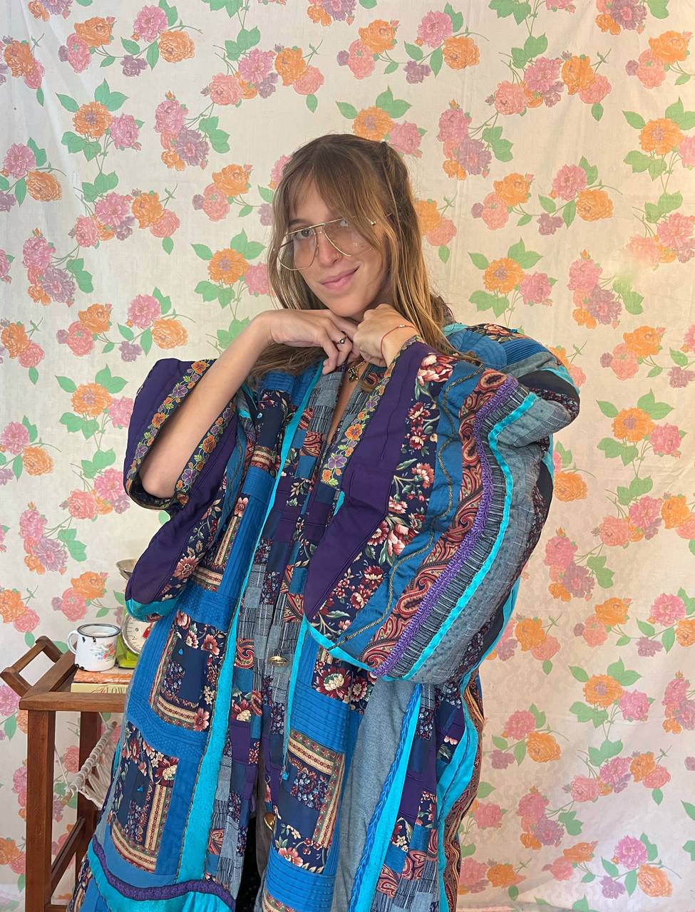 Handmade Vintage Patchwork Kimono