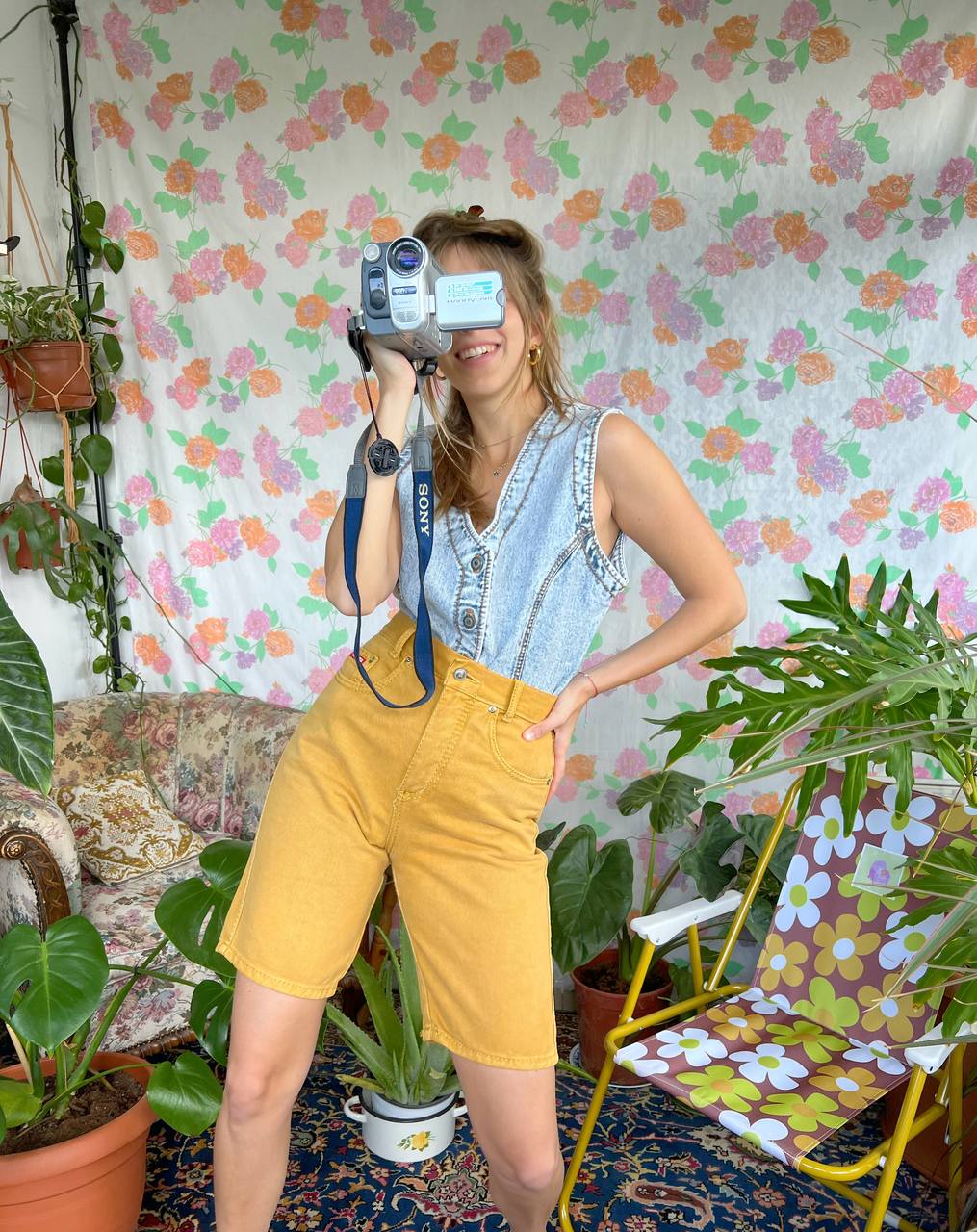Honey Vintage Denim Bermuda