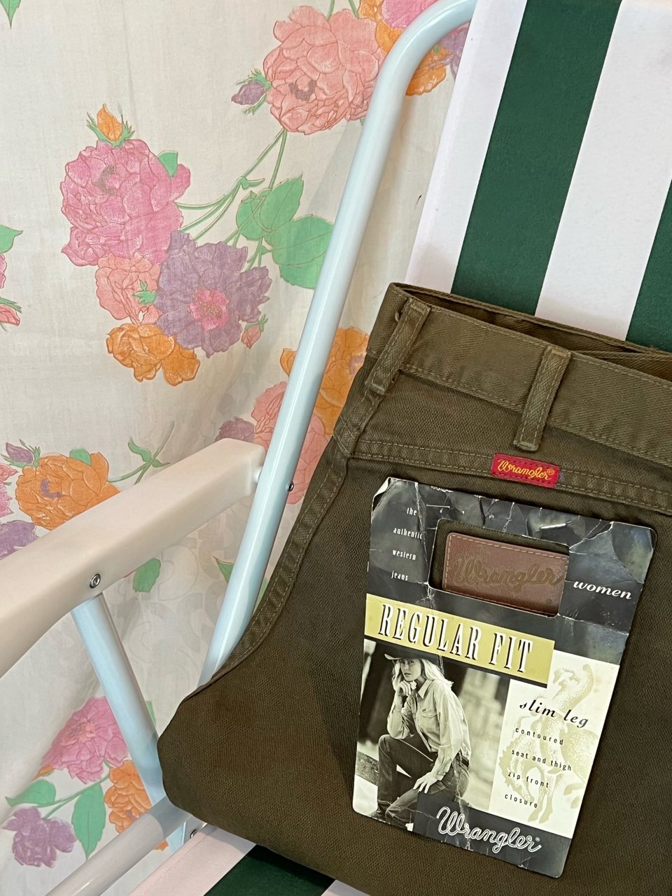 Wrangler Deadstock Olive Denim Pants
