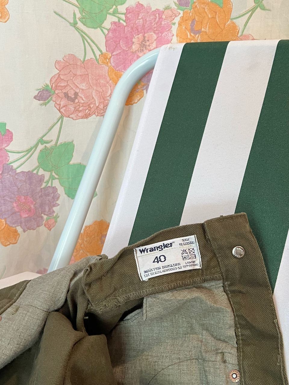 Wrangler Deadstock Olive Denim Pants