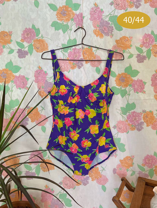 Purple Vintage Swimsuit